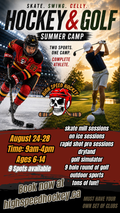 August 24-28 Golf & Hockey Summer Camp