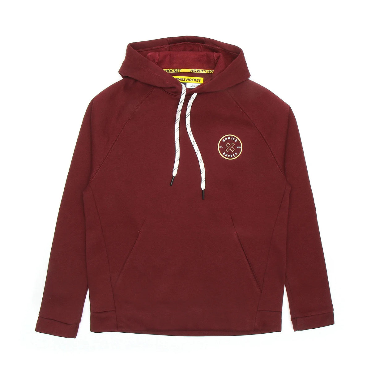 Howies Adult Cross Check Maroon Hoodie